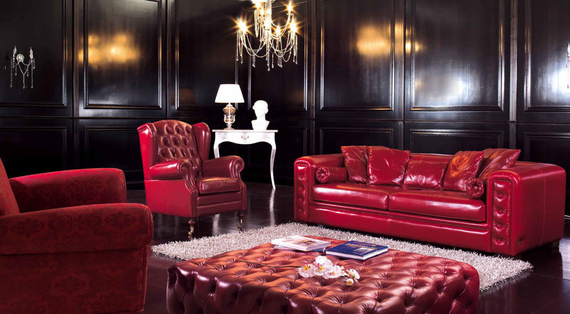 Диван Epoque Mansel Leatherchic Collection   Egon Frustenberg