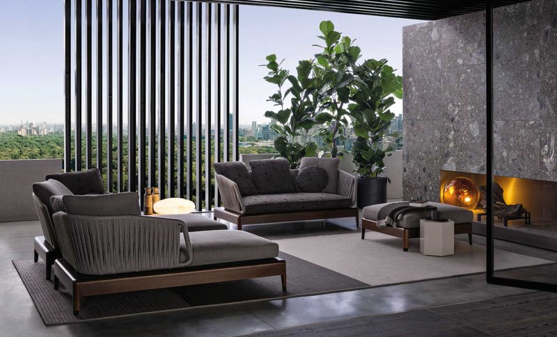 Банкетка Minotti INDIANA