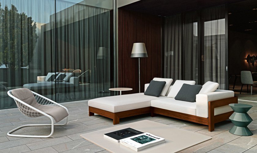 Диван Minotti Alison iroko outdoor