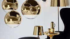 Свет Tom Dixon Mirror Ball Gold D15 от дизайнера