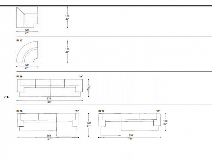 Диван Il Loft RIALTO 02