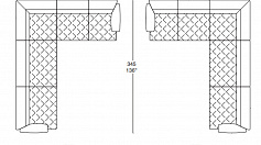 Диван Il Loft Imperial 3 CapitonnÃ¨