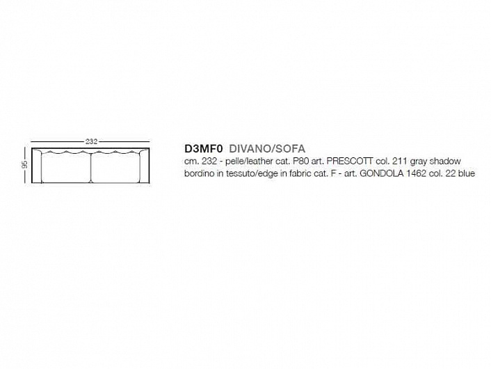 Диван Bontempi Casa BLAZER-1