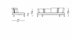 Диван Il Loft DELTA WOOD 06 2015