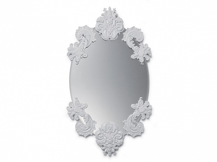 Аксессуар Lladró Oval mirror w/o frame white