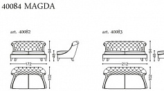Диван Angelo Cappellini Opera Magda