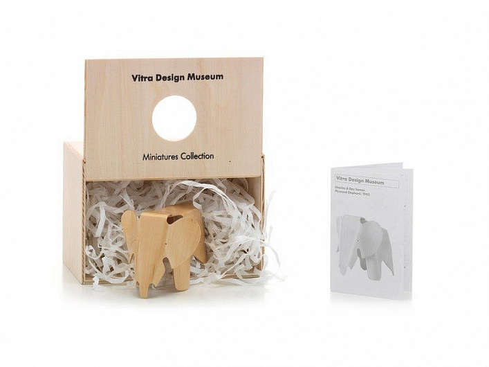 Аксессуар Vitra Miniatures plywood elephant natur